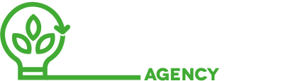 Energy Innovation Agency White Green Logo