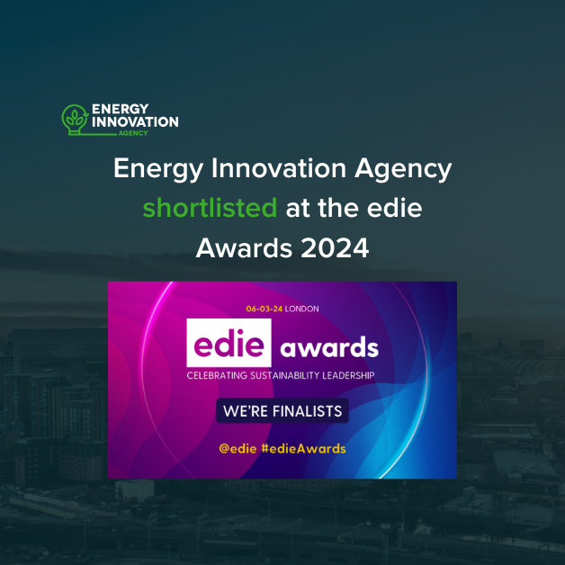 Energy Innovation Agency Energy Innovation Agency shortlisted at the